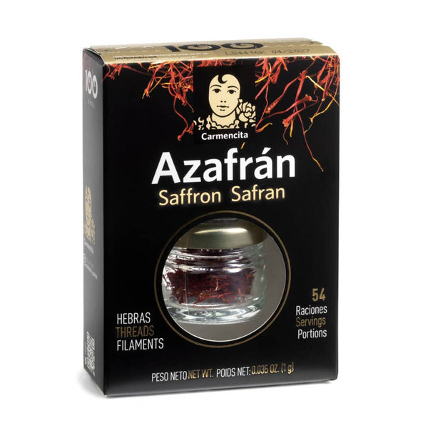 Safran en filaments Extra – Bocal cristal 1 g | Carmencita