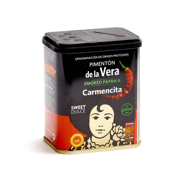 Pimentón de la Vera D.O.P. doux fumé – Boîte 75 g | Carmencita