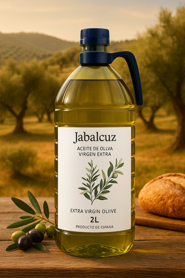 Huile d’Olive Vierge Extra – Classique Jabalcuz (PET 2L) – Carton 4 unités