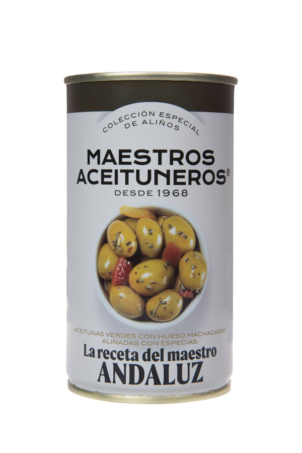 Olives vertes cassées – Recette du Maître Andalou | Maestros Aceituneros