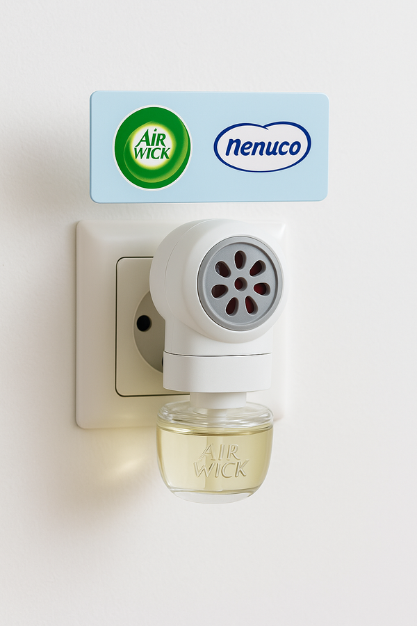 Diffuseur Électrique Air Wick – Huile Parfumée Nenuco (19 ml) – Jusqu’à 75 jours de fraîcheur