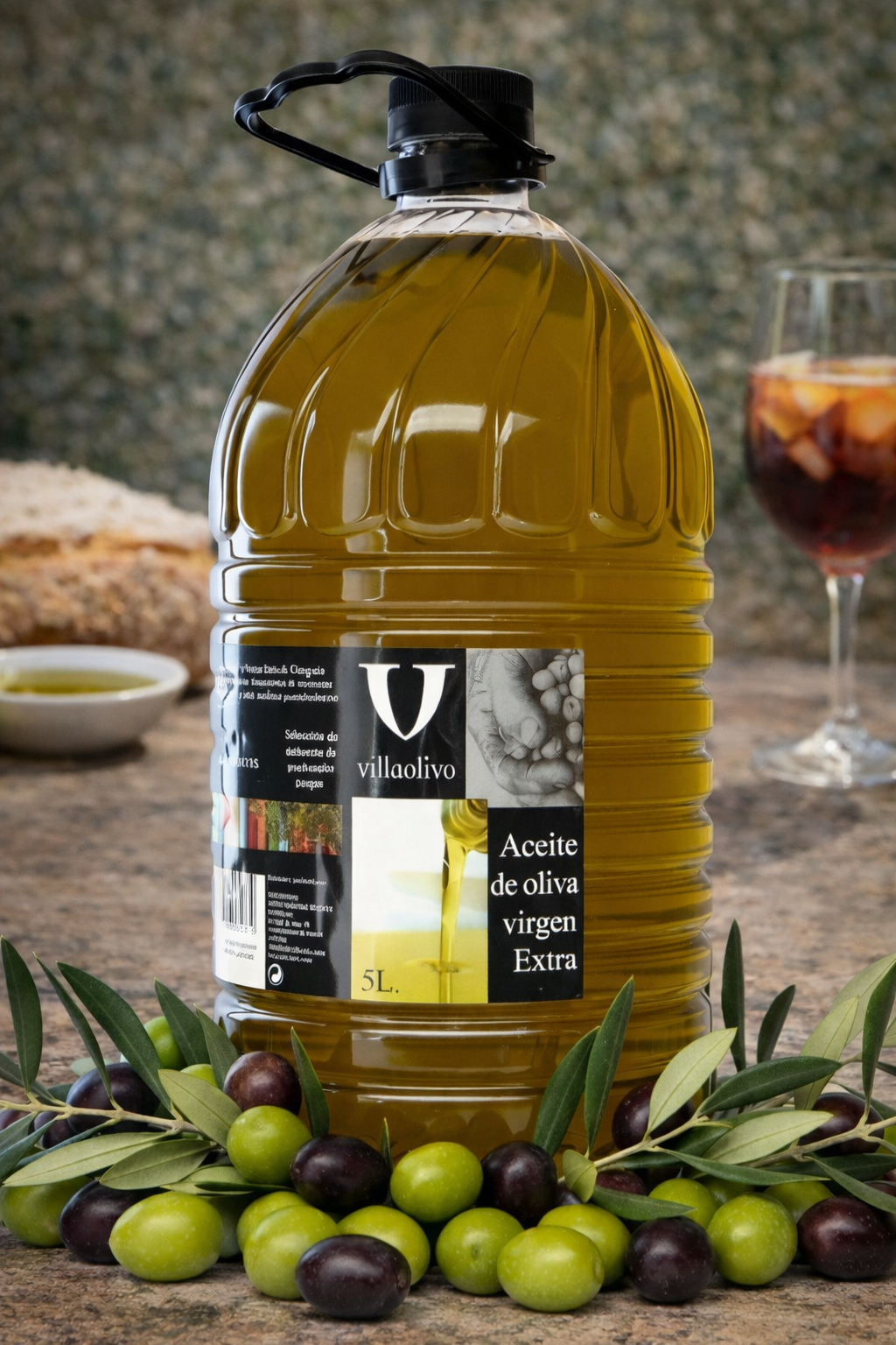 Villaolivo - Huile d'Olive Vierge Extra 5L