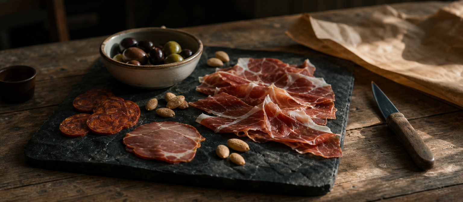 Charcuterie ibérique Bellota — étiquettes officielles