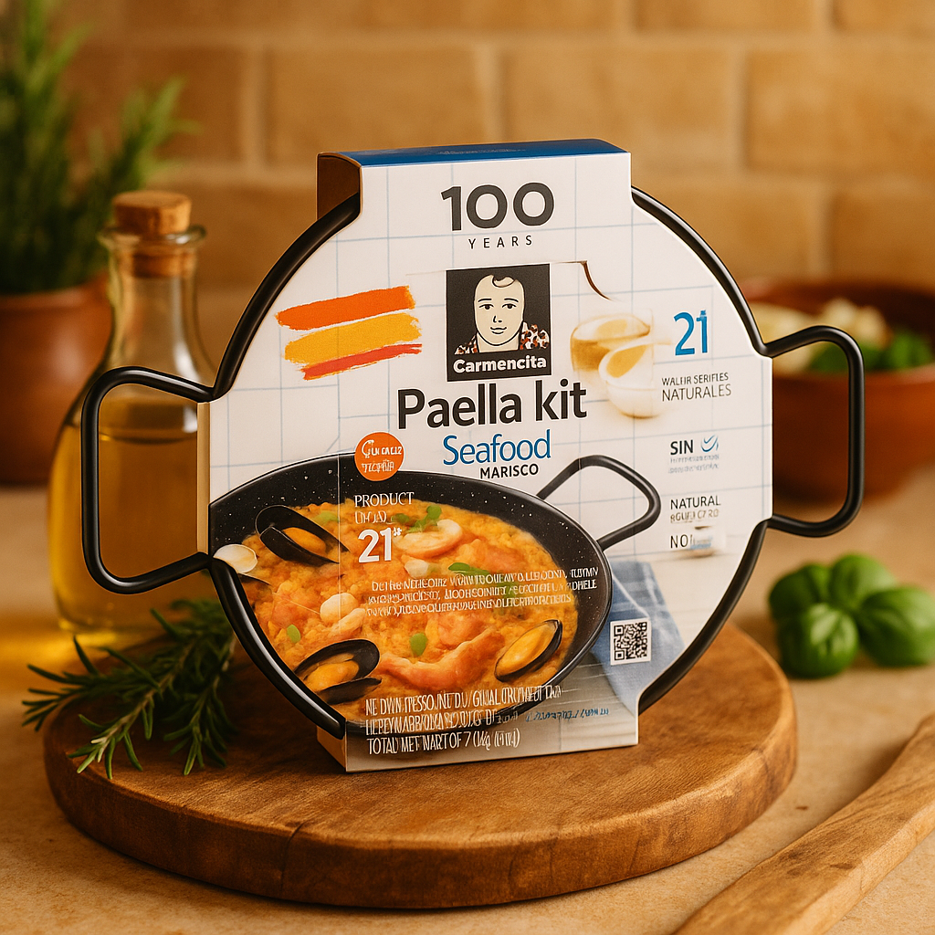 Kit Paella aux Fruits de Mer Carmencita : Le Goût de l'Espagne chez Vous