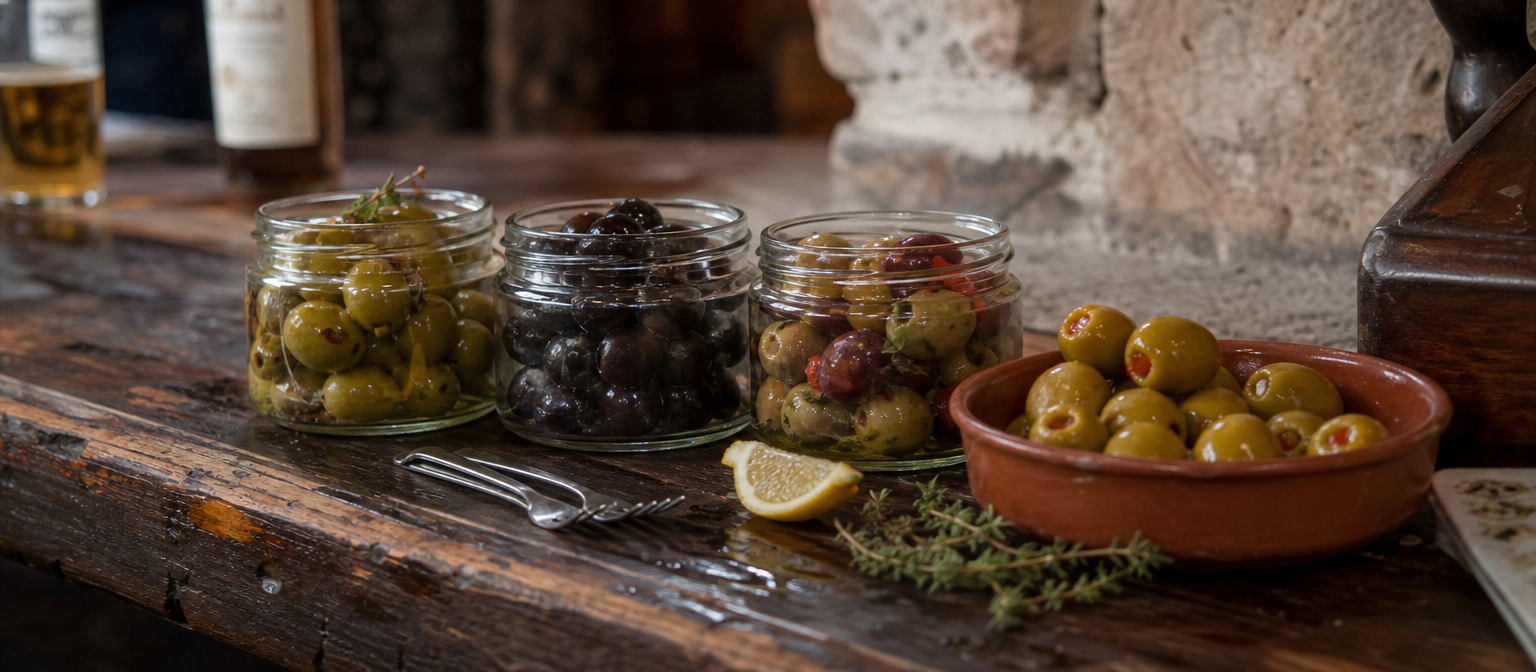 Olives & apéritifs