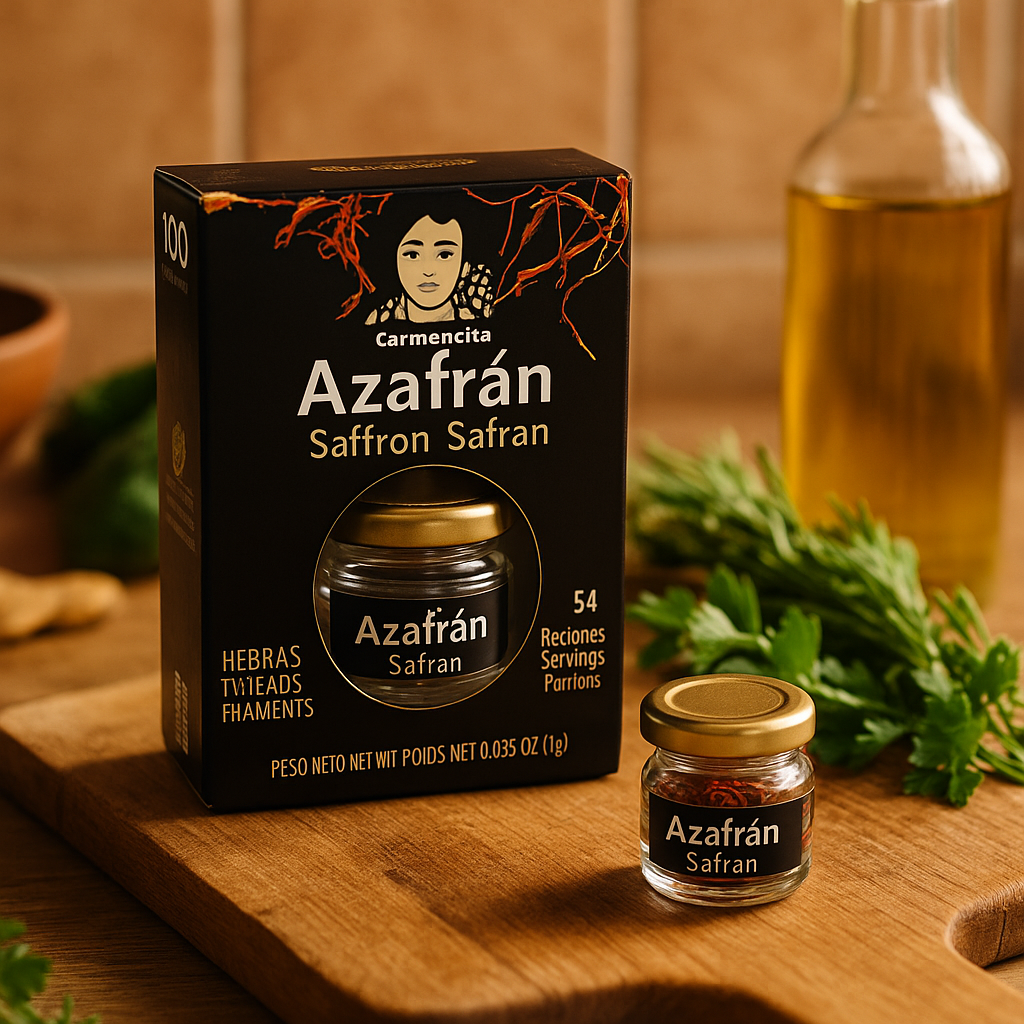 Safran en filaments Extra - Bocal cristal 1g - lifestyle