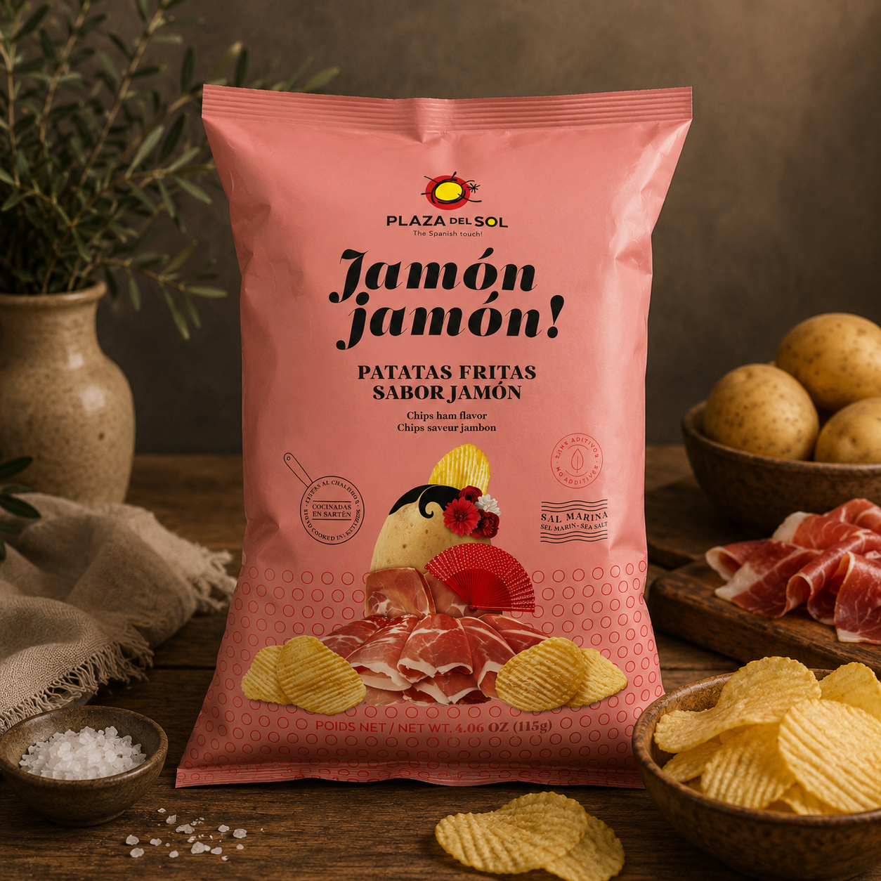 Chips Jamón Jamón saveur jambon 115 g