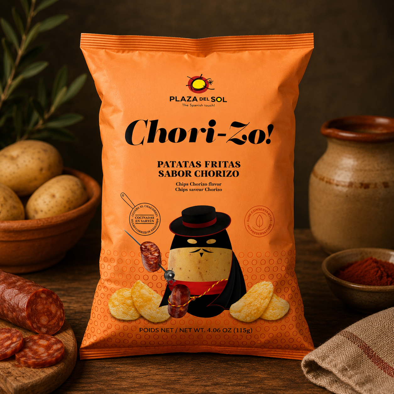 Patatine Chori-Zo al chorizo spagnolo 115 g
