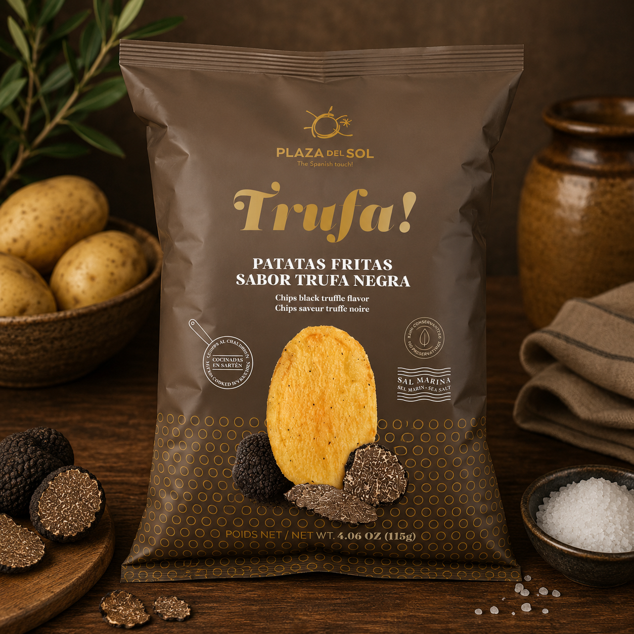 Chips à la truffe noire 115 g