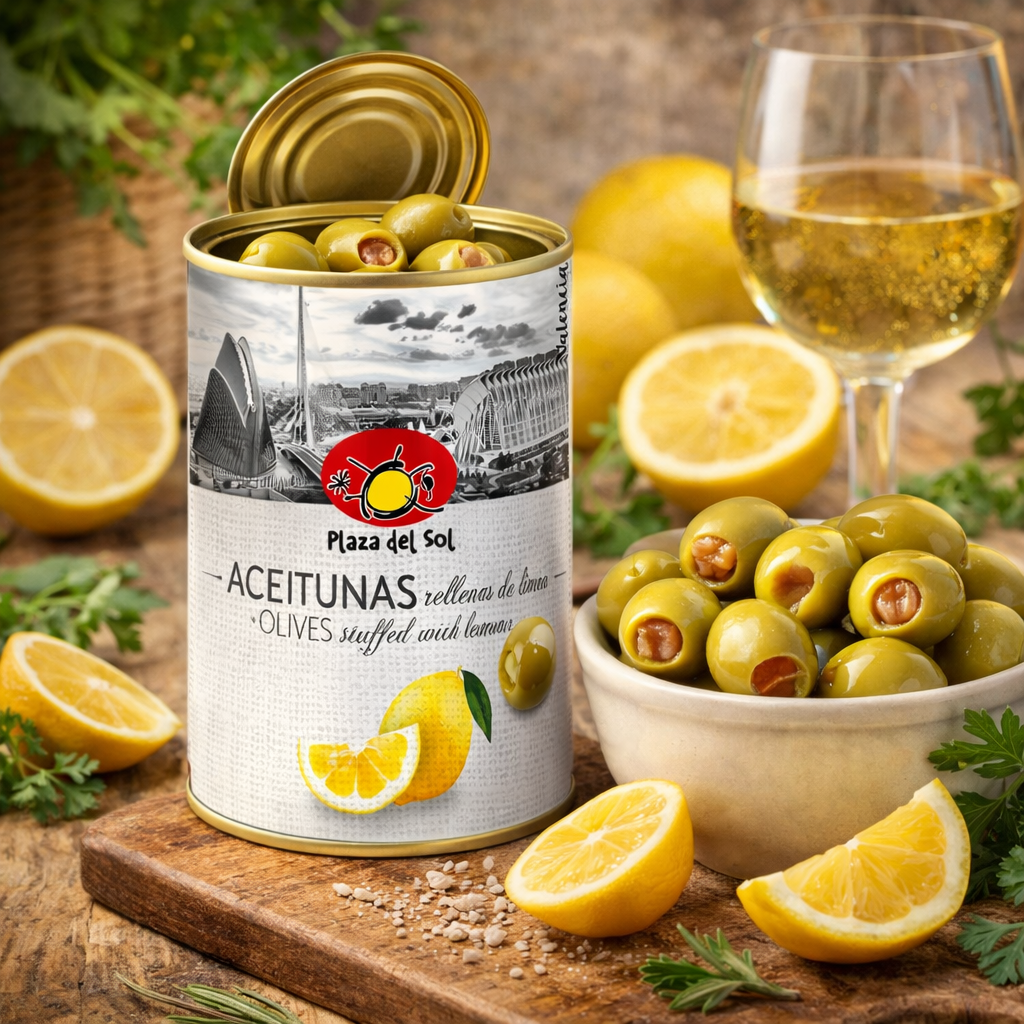 Olives farcies au citron : la surprise acidulée de l'apéro