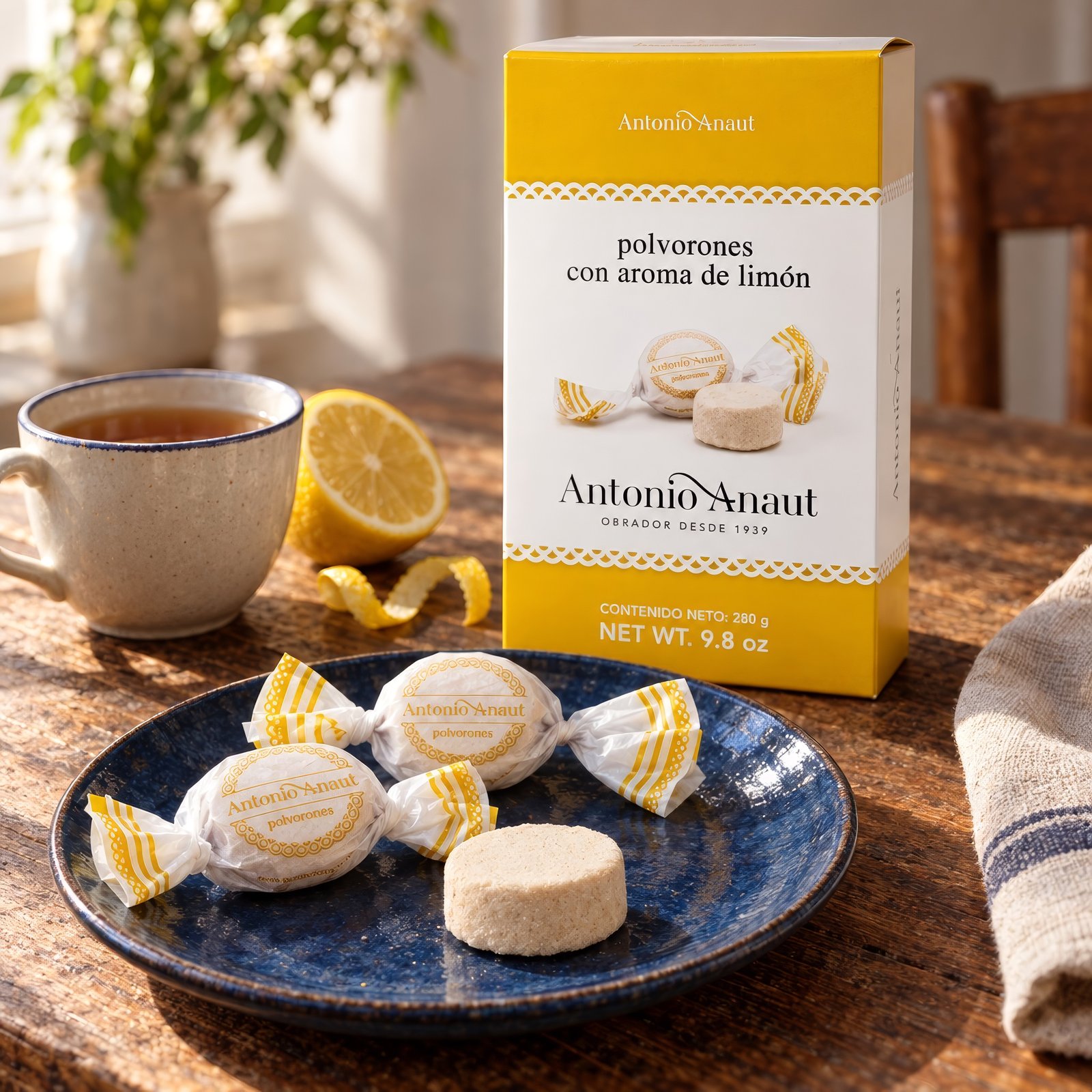 Polvorones au citron — Antonio Anaut (280 g)