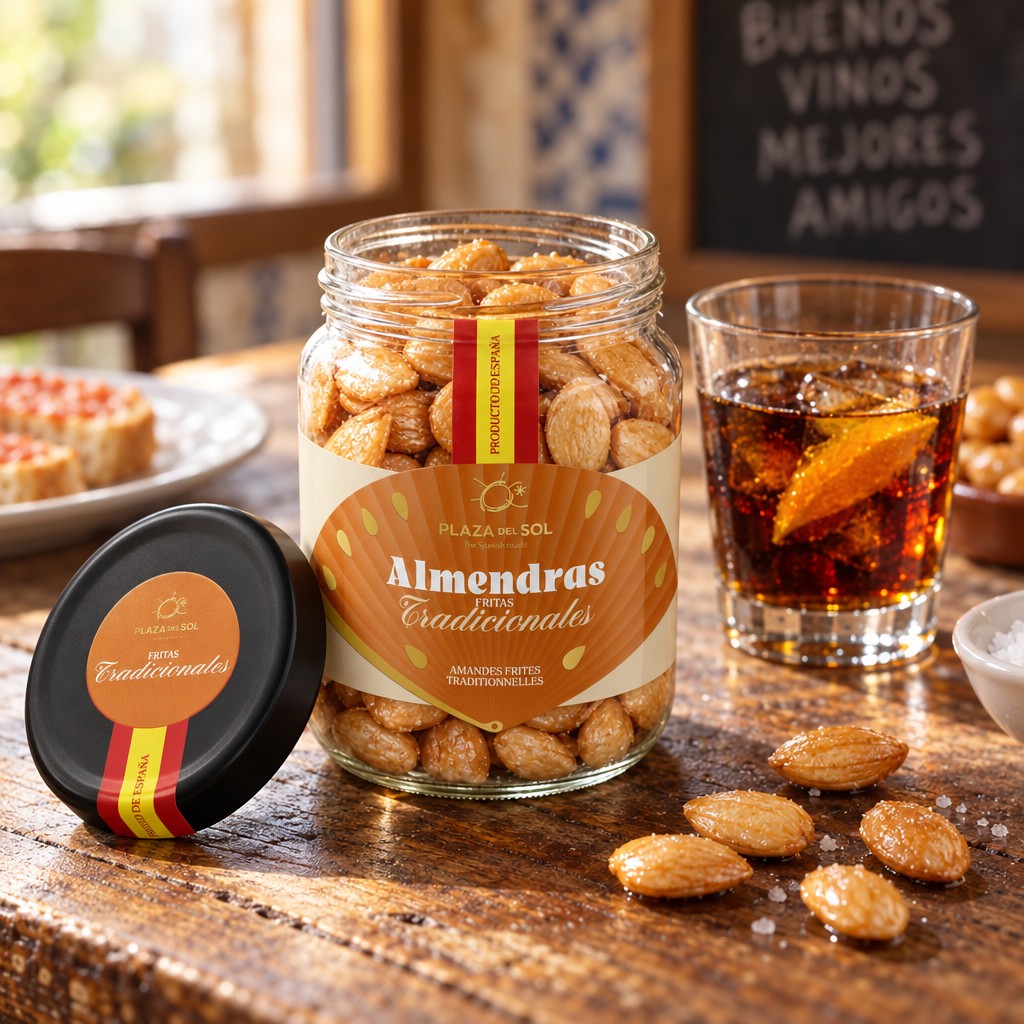 Amandes frites traditionnelles — ambiance