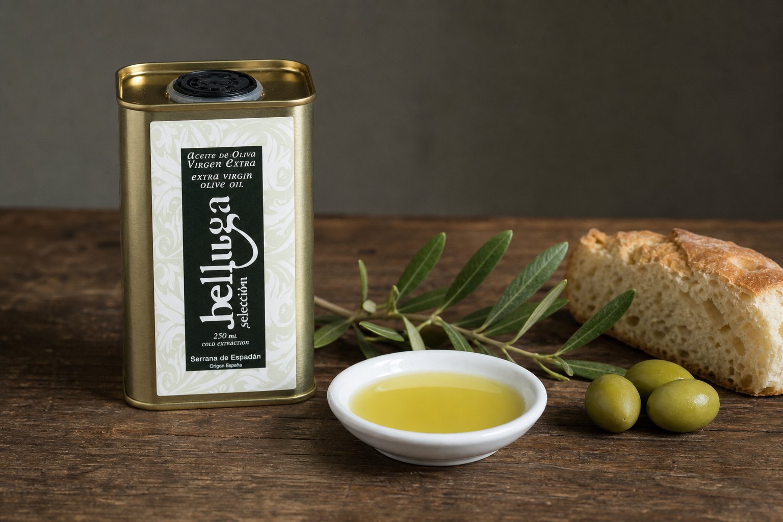 Belluga Selección — Huile d'olive vierge extra, boîte 250 ml