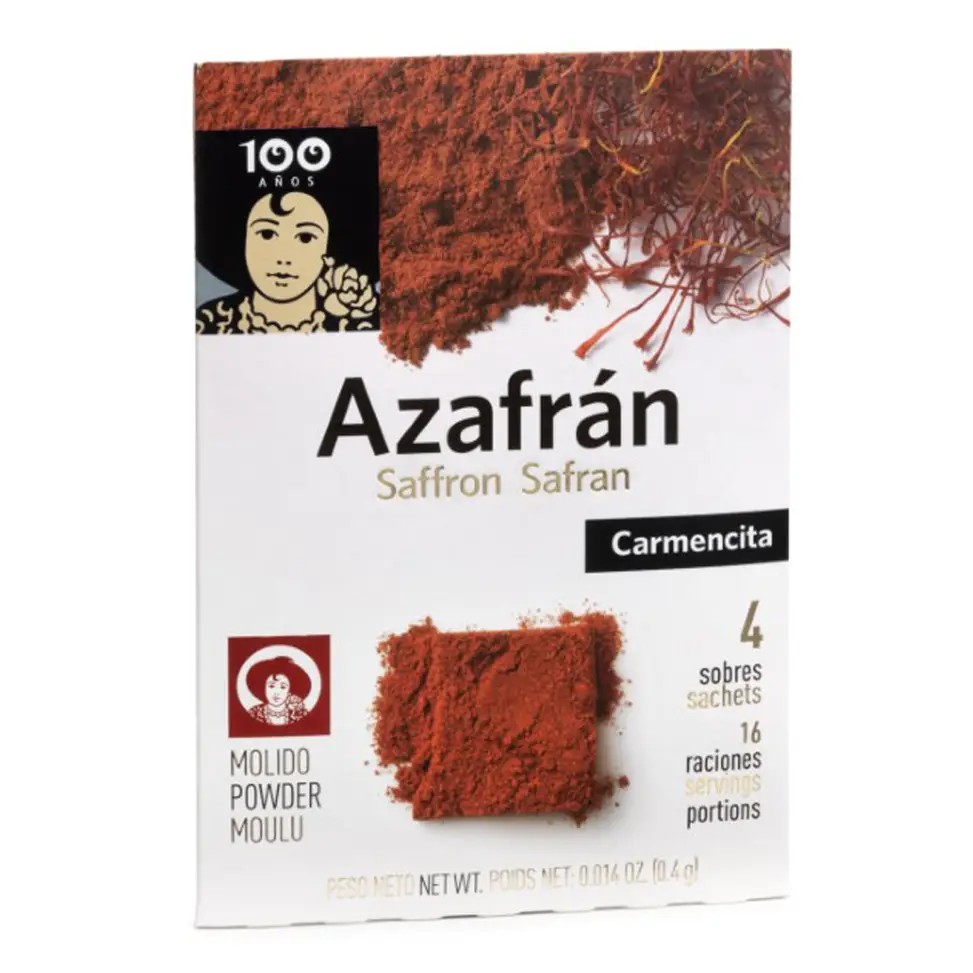 Safran moulu Carmencita, 4 sachets (0,4 g)