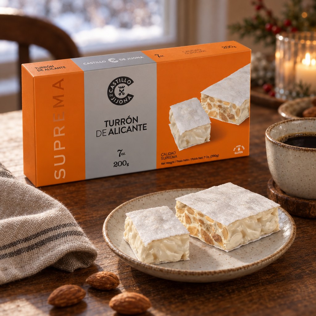 Turrón de Alicante — qualité suprême (200 g) — Castillo de Jijona