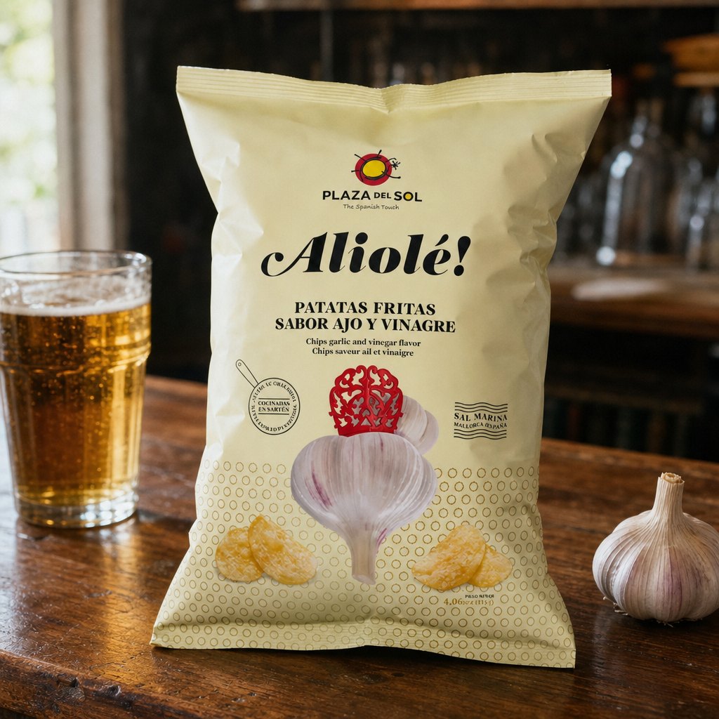 Chips Aliolé ! saveur ail et vinaigre — ambiance