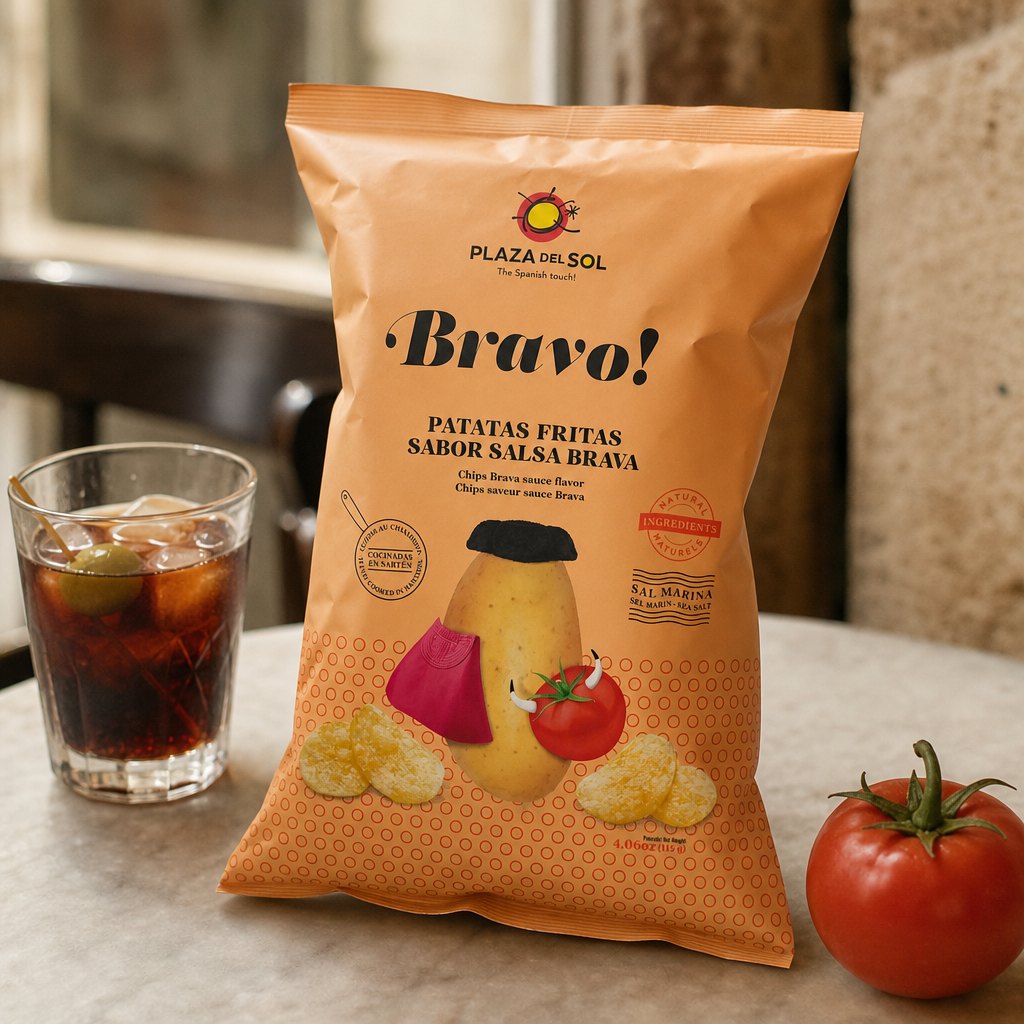 Chips Bravo ! saveur sauce brava — ambiance