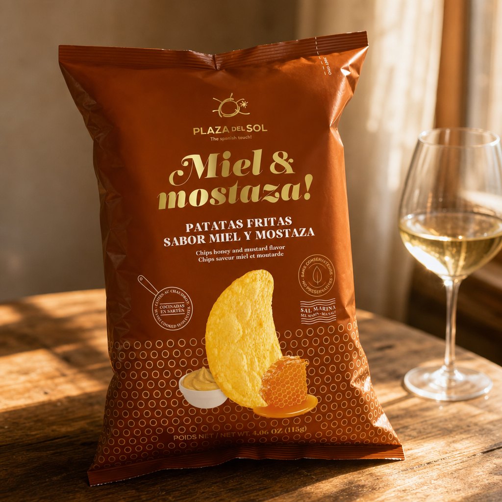 Chips saveur miel et moutarde — ambiance