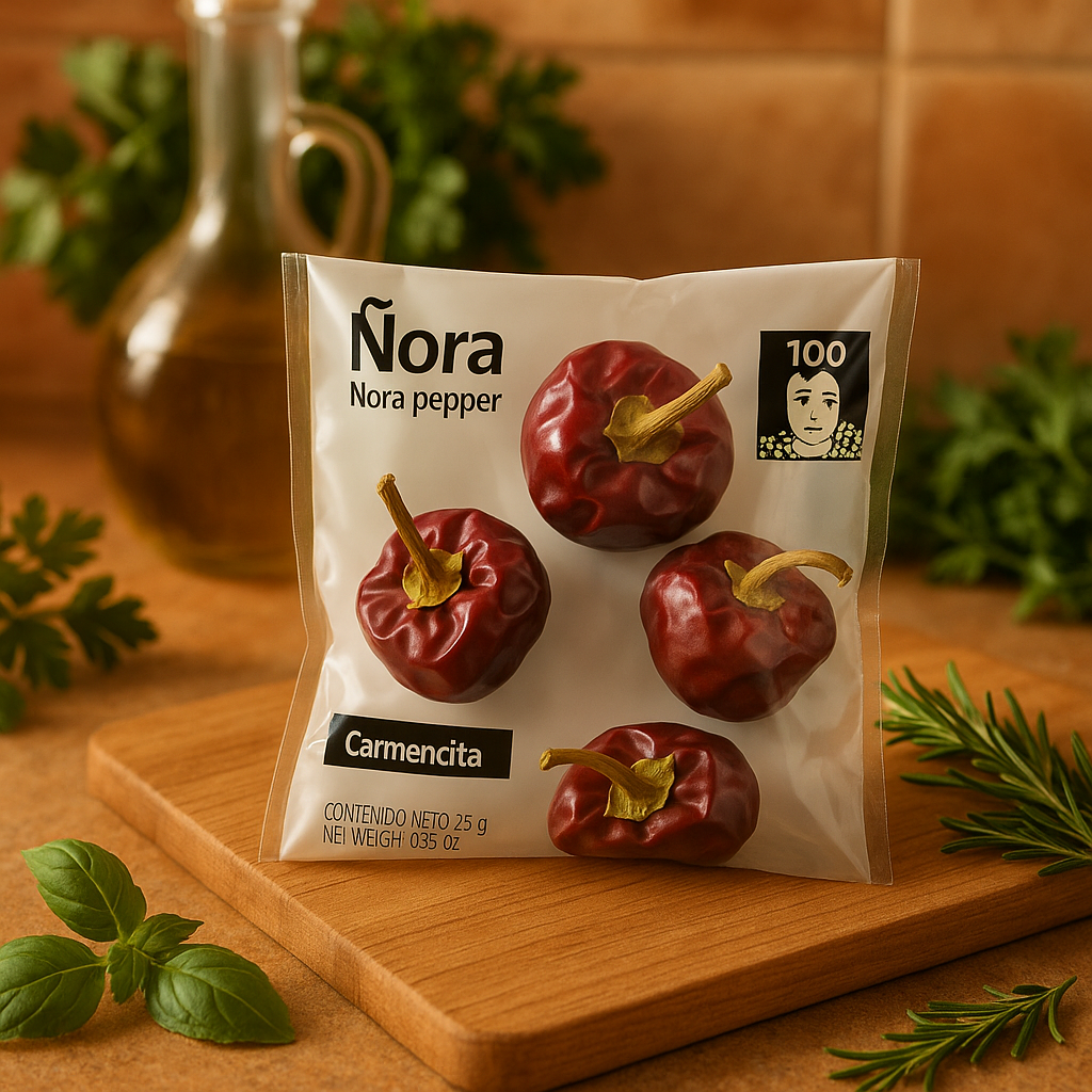 Piments Nora entiers - Sachet 25g - lifestyle