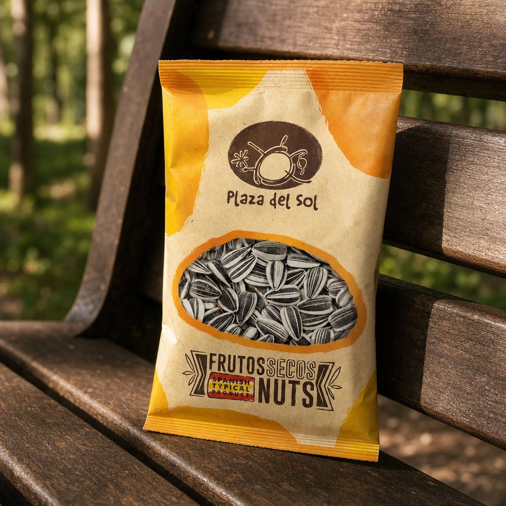 Graines de tournesol grillées et salées (pipas) — ambiance