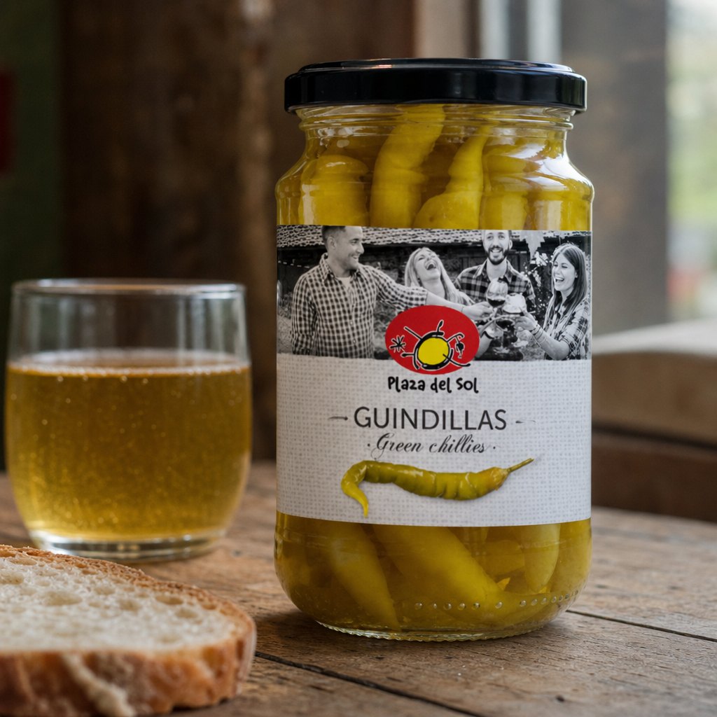 Guindillas, piments verts au vinaigre — ambiance