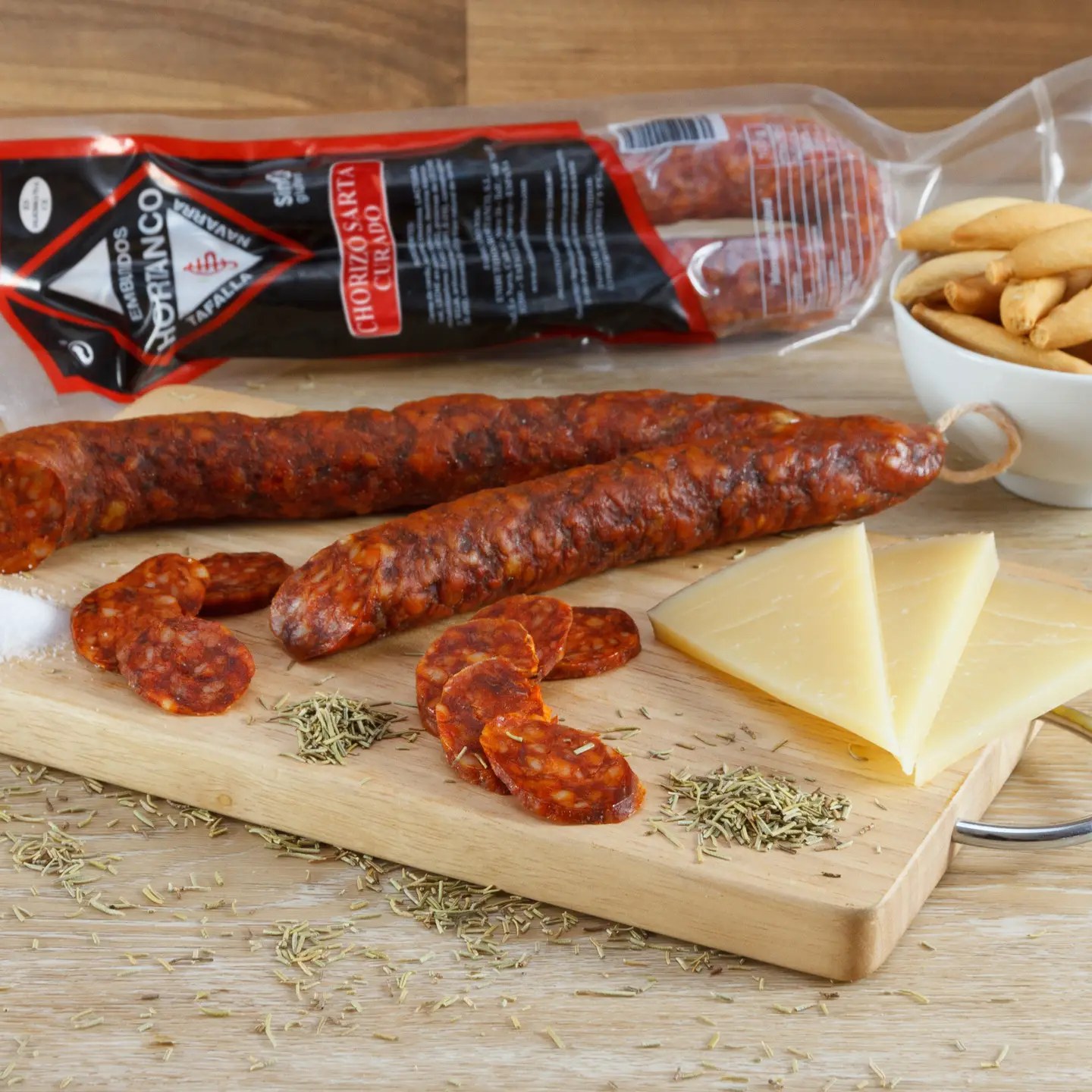 Chorizo en fer à cheval, affiné