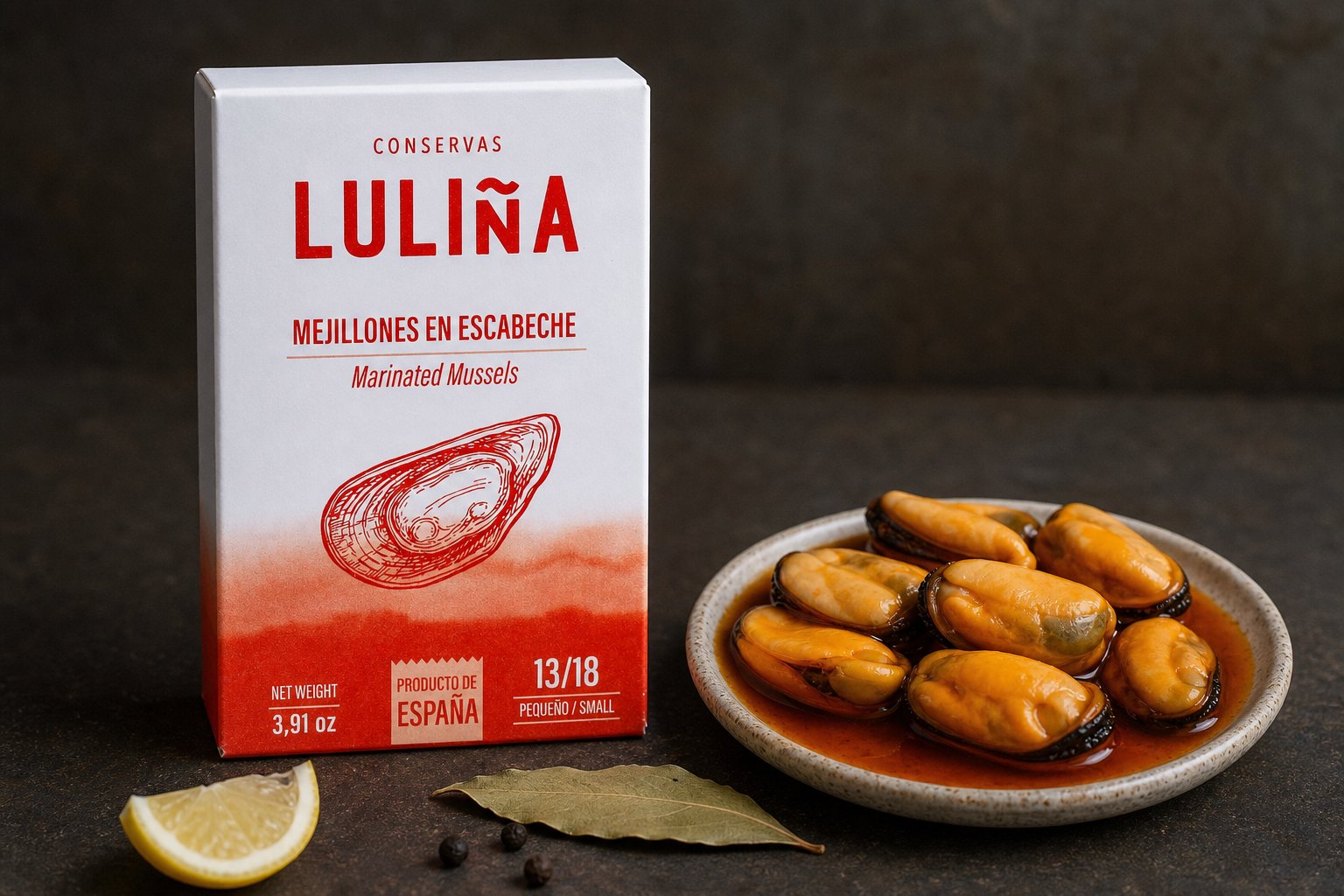 Moules à l'escabèche – 13/18 pièces