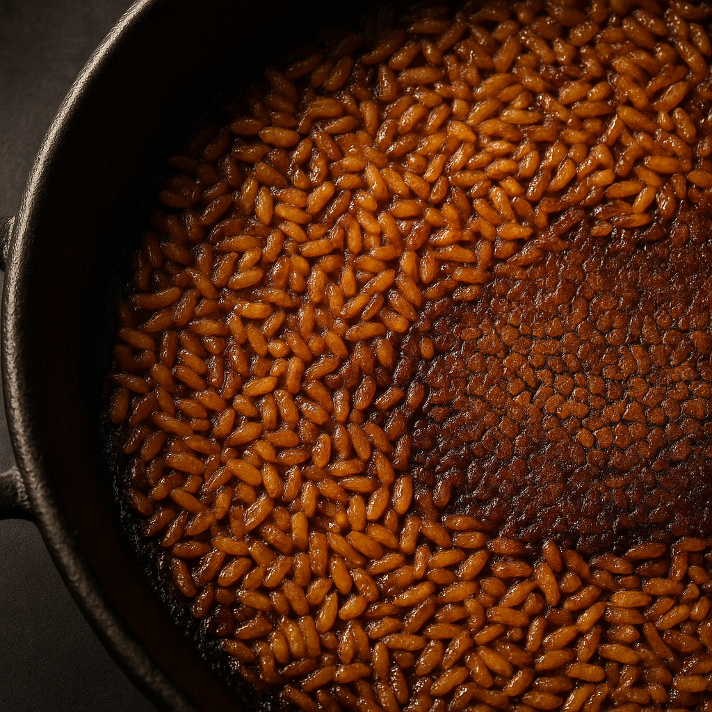 Socarrat — croûte dorée de la paella
