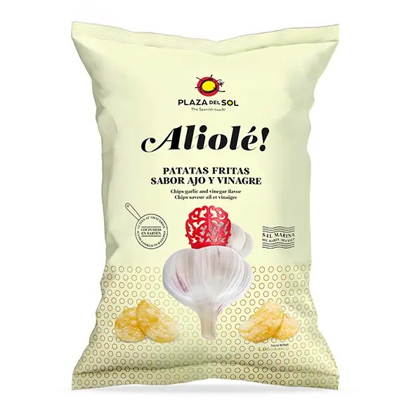 Chips Aliolé ! saveur ail et vinaigre (115 g)