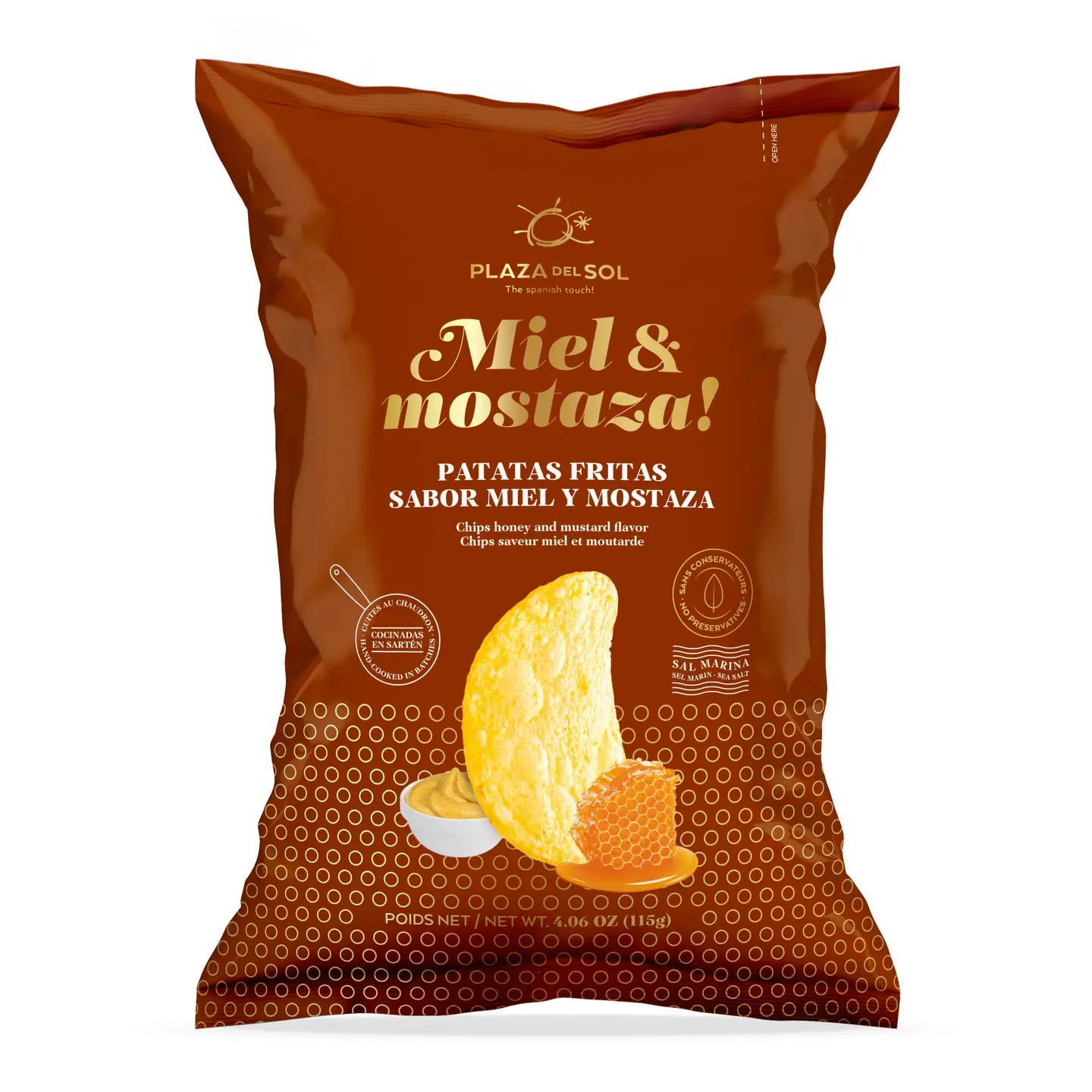 Chips Honig-Senf-Geschmack – Plaza del Sol (115 g)