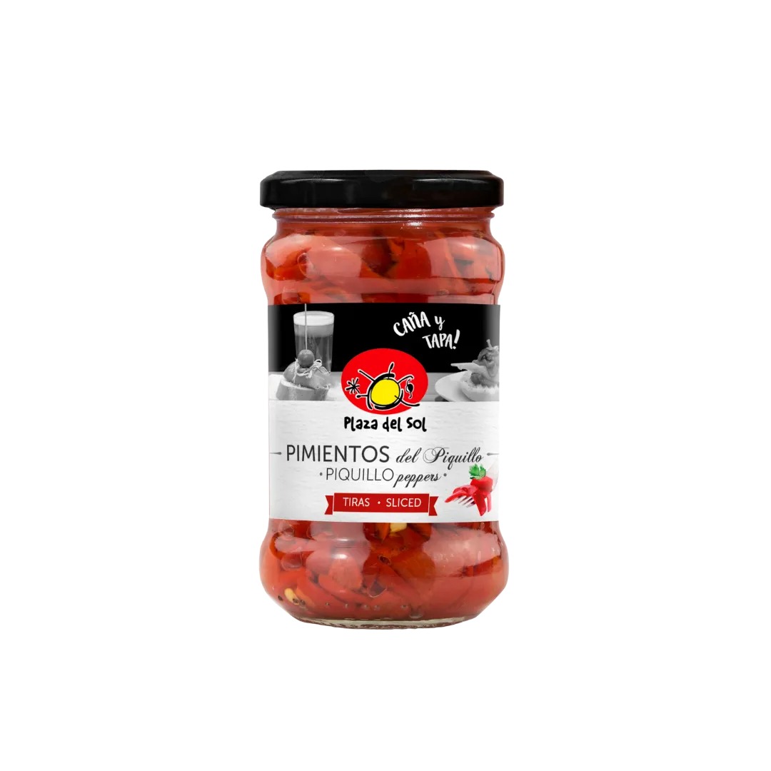 Piquillo-Paprika in Streifen – Plaza del Sol (280 g)