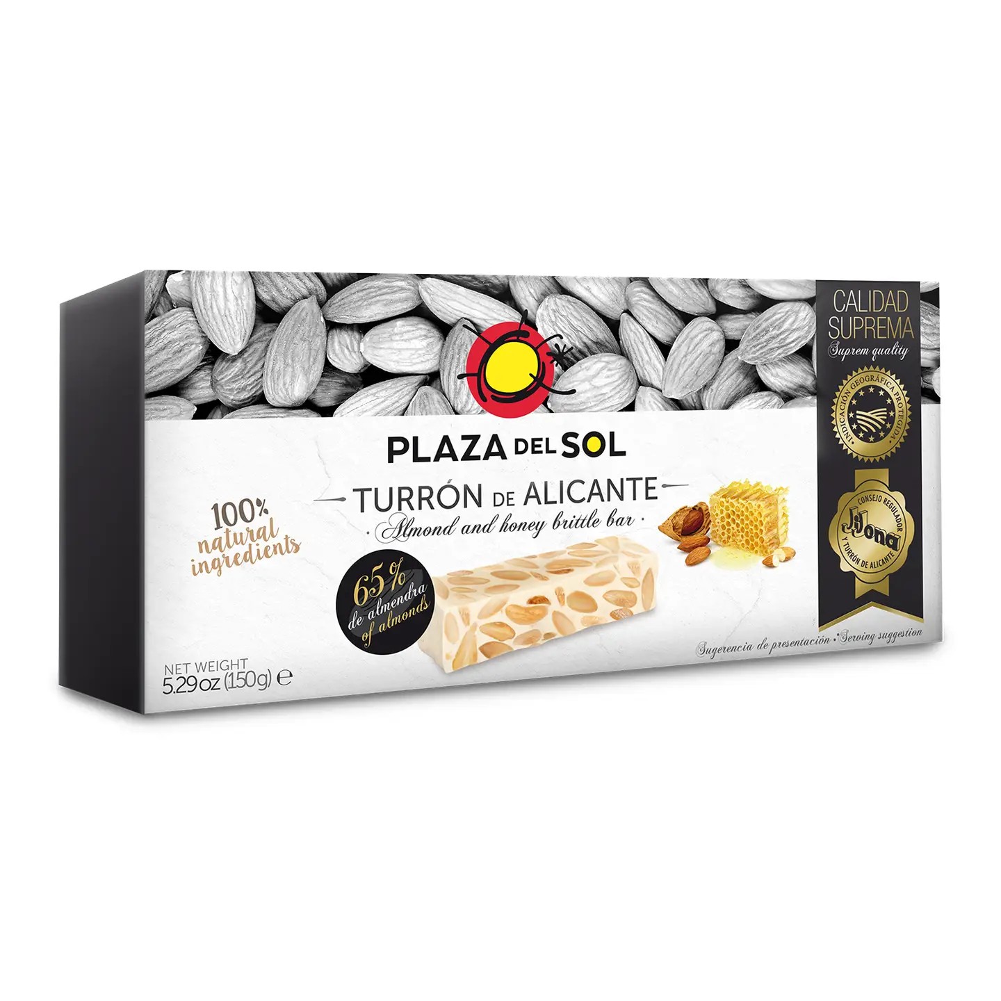 Turrón d'Alicante IGP, qualité suprême (150 g)
