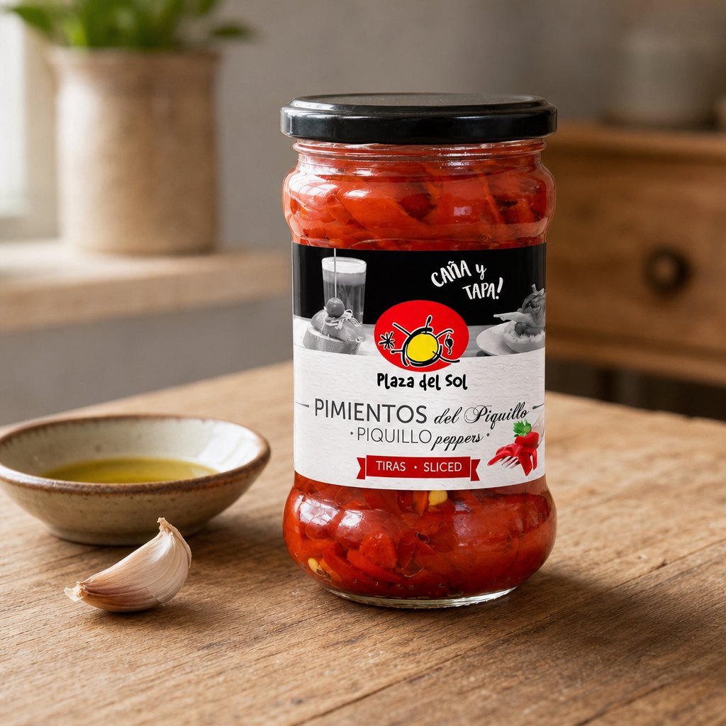 Poivrons piquillo en lanières — ambiance